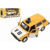 Teddies Policejní auto VB combi na zpětné natažení na baterie se zvukem