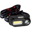 Vayox | LED Stmievateľná nabíjacia čelovka 2xLED/5V IP44 210 lm 2000 mAh | BX0013