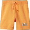 Detské šortky GAP, BABY oranžová,biela 3Y