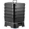 Kompostér veľký Objem 50L 400x400x410MM Vylepšená ventilácia 5.1KG