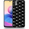 Picasee silikónový čierny obal pre Xiaomi Redmi Note 10 5G - Separ - White On Black