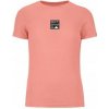 Ortovox 185 Merino Square T-shirt W bloom M; Růžová triko