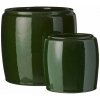 Ib Laursen Keramický obal na kvetináč Saigon Moss Green Small Väčší