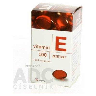 VITAMIN E 100-ZENTIVA cps mol 100 mg 30 ks