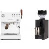 Ascaso Steel DUO PID PLUS, White&Wood + Eureka Mignon Zero, BL black
