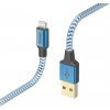 Hama 201553 MFi USB Reflective pre Apple, USB-A Lightning 1,5m, modrý