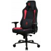 AROZZI herní židle VERNAZZA Supersoft Red/ látkový povrch/ černočervená VERNAZZA-SPSF-RED