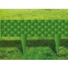 Záhradný obrubník Rattan palisade, zelená
