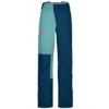 Ortovox ORTLER PANTS W petrol blue M; Modrá kalhoty