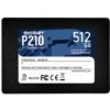 PATRIOT P210/512GB/SSD/2.5''/SATA/3R P210S512G25