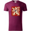 Znak ČSR - Československá republika (1948–1960) - Tričko z organickej bavlny - 3XL ( Fuchsiová )