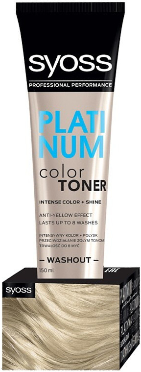 Syoss Color Toner Washout dočasná intenzívna farba na vlasy Platinový 150  ml od 7,92 € - Heureka.sk