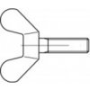 TOOLCRAFT TO-5447538 krídlová skrutka M10 35 mm DIN 316 mosaz 25 ks; TO-5447538