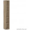Drevona, Regál, REA STORE, 30 x 200, dub canyon (REA STORE REGÁL 30 x 200)