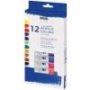 Sada akrylových farieb 12x12ml ElGreco