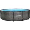 Bazén Florida 3,66 x 0,99 m, dekor - RATTAN, bez filtrácie