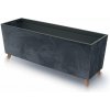 Prosperplast Kvetináč 77 x 23,5 x 30 cm plast strieborný