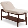 Pevné masážne lehátko Fabulo SPA Lux V2 Dark Set Farba čalúnenia: krémová, Šírka lehátka: 81 cm 192*76/81 cm | 33 kg | 2 farby