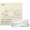 Purito Inner Green Reusable Cotton Rounds bavlnené tampóny na odlíčenie a čistenie pleti 10 ks