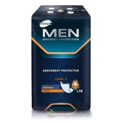 TENA Men Level 3 inkontinenčné vložky pre mužov 16ks