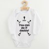 Detské body s potlačou New Baby You can do it daddy! 86 (12-18m)