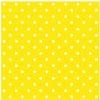 Servítky na dekupáž Yellow Dots - 1 ks