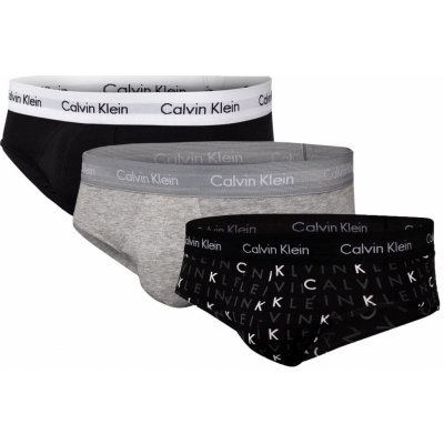 Calvin Klein slipy vícebarevné U2661GYKS 3Pack