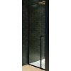 Riho Lucid sprchové dvere 80 cm výklopné čierna matná/priehľadné sklo G005001121