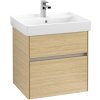 Villeroy & Boch Collaro - Umývadlová skrinka závesná, 2 zásuvky, Nordic Oak C00800VJ