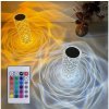 Stolná krištáľová LED lampa s diaľkovým ovládaním - 21,5 cm