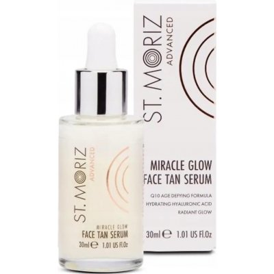 St.Moriz Miracle Glow Face Tan Samoopaľovacie sérum na tvár hyaluron 30ml