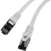 Patchcord Cat. 8.1 s/ftp lszh cu 0,25 m fluke prošel šedou