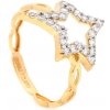 Zlatý dámsky prsteň MINDY