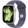 Apple Watch Series 11 GPS + Cellular 42mm Silver Aluminium Case with Purple Fog Sport Band - M/L MF8J4WF/A