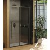 Ravak Blix - Sprchové dvere Slim BLSDP2-100, 977-1005 mm, čierna/číre sklo X0PMA0300Z1