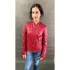 Max Original Leather Dámska kožená bunda TW14-L011 Red