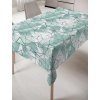 Obrus s nešpinivou úpravou, Diament, tyrkysovozelený 100 x 140 cm