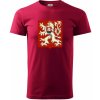Znak Česko-Slovenská republika 1938–1939 - Klasické pánske tričko vyššej gramáže - XS ( Marlboro červená )