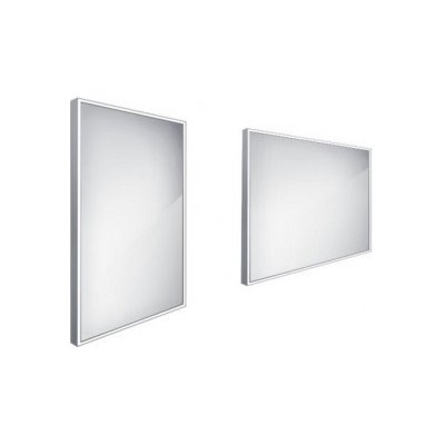 NIMCO zrkadlo podsvietené LED 13000 50 x 70 cm hliníkový rám ZP 13001