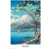 Plagát, Obraz - Takahashi Shotei - Lake Yamanaka and Mount Fuji, 61 × 91.5 cm