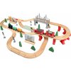 CABT402 Drevená vláčiková dráha pre deti 72 dielov