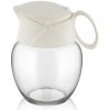 KONVIČKA NA ZMETANU 210 ML, SKLO, SLONOVÁ KOSŤ