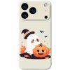 AppleMix Halloweenský kryt - tekvica pre Apple iPhone 17 Pro Max - béžový