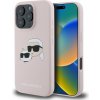 Karl Lagerfeld Liquid Silicone Double Heads MagSafe Zadní Kryt pro iPhone 16 Pro Pink