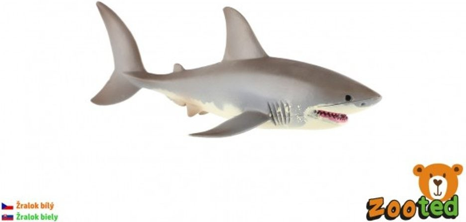 ZOOted Žralok bílý zooted plast 17cm