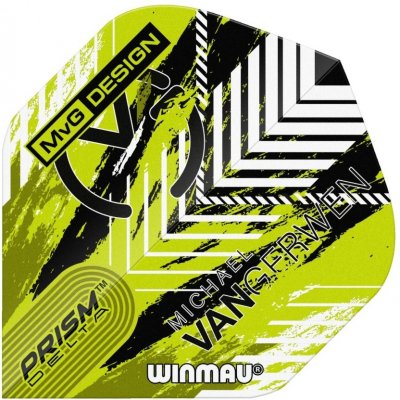 Winmau Prism Delta - Michael van Gerwen - Green & Black Chevron W6915.262