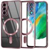 Techsuit Luxury Crystal MagSafe – puzdro na Samsung Galaxy S21 FE 5G – ružový