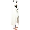 Cozy Noxxiez deka s kapucňou a vreckami - Panda