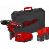 MILWAUKEE Akumulátorový vŕtací skrutkovač M12 BDD-152C (2 x 1,5 Ah batéria + nabíjačka)