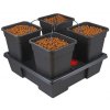 Nutriculture Wilma Small 4x 11 l, kvapková závlaha 60x60x20 cm